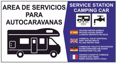 Motorhome service area Mojácar